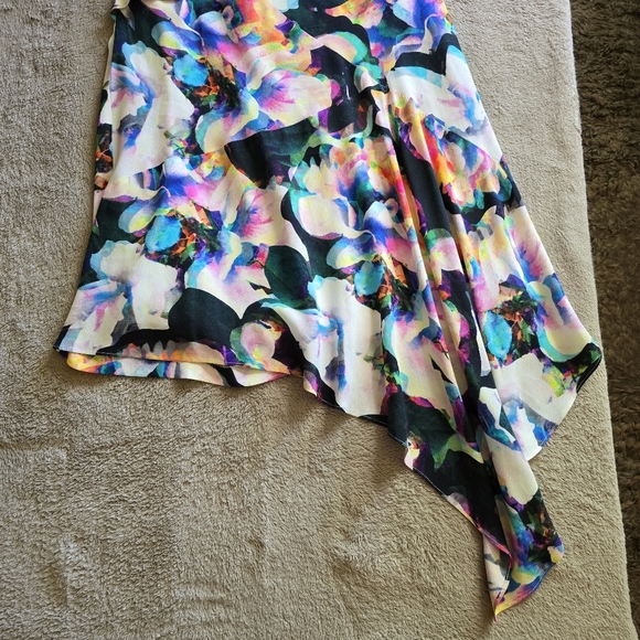 Nicole Miller Artelier Sleeveless Floral Midi Dress size 6 - Picture 4 of 10